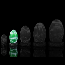  Plug Emerald – prémium tojásformájú anális játékszer műpénisz, dildó