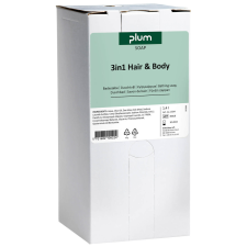 PLUM 3-in-1 Hair &amp; Body 1400 ml bag-in-box sampon