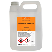 Plum Disinfector 85% kézfertőtlenítő folyadék 5,0 l kanna tisztító- és takarítószer, higiénia
