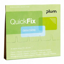PLUM QuickFix kimutatható fémszálas ragtapasz 45 db-os gyógyászati segédeszköz