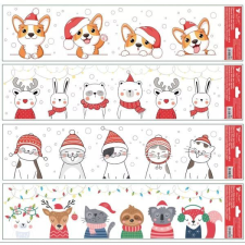 PLUS LINE Állat mintás ablakmatrica, 64 x 15 cm - többféle party kellék