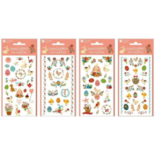 PLUS LINE Húsvéti tojásdekoráló gélmatrica nyuszi és csibe mintával - többféle kreatív és készségfejlesztő