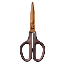 PLUS Olló, általános, 17,5 cm, "Fitcut Curve Premium", bronz (35058) (PLUS35058) olló