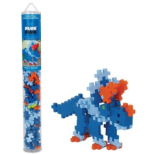 Plus-Plus : Triceratops hengerben, 100 db-os (4094) (4094) készségfejlesztő