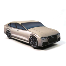Plüss Audi RS7 Sportback 2015 fekete plüssfigura