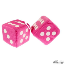  Plüss Dobókocka Dísz Pink plüssfigura