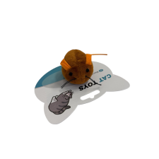  plüss egér macskajáték – puha, felhúzhatós egér barna színben ???? játék macskáknak