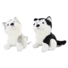 Plüss Husky kutya 15 cm plüssfigura