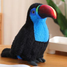  Plüss madár Tukán kabala kék 20 cm plüssfigura