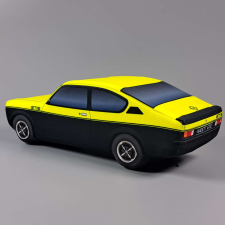 Plüss Opel Kadett GT/E 1977 Sárga-Fekete plüssfigura