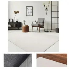  Plüss szőnyeg Törtfehér 120x170cm veluxwhite-120 lakástextília
