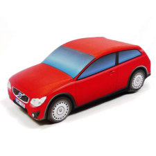 Plüss Volvo C30 fehér plüssfigura