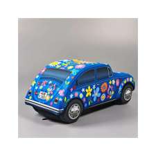 Plüss VW Bogár 1970 virágos kék plüssfigura