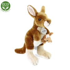 Plyš klokan kölyökkel - 27 cm Eco-Friendly plüssfigura