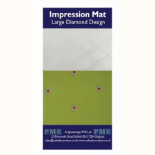 PME Fondant lenyomatozó fólia Nagy rombusz - Large Diamond 20x20 cm konyhai eszköz