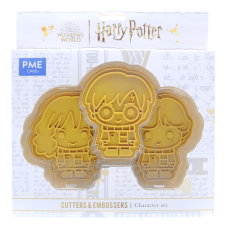 PME Harry Potter kiszúró és nyomda, harry, Ron és Hermione sütés és főzés