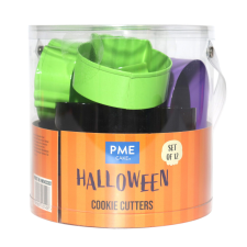 PME kiszúró készlet, Halloween, fém, 12 db sütés és főzés
