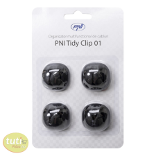 PNI Szilikon kábelrendező gumi, öntapadós felülettel (PNI-TYCLIP-01) kábel és adapter