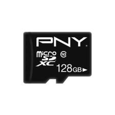 PNY 128GB microSDXC PNY Performance Plus CL10 + adapter (P-SDU12810PPL-GE) (P-SDU12810PPL-GE) memóriakártya