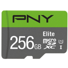 PNY 256GB microSDXC Elite Class 10 UHS-I V10 A1 + adapterrel memóriakártya