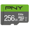 PNY 256gb microsdxc elite class 10 uhs-i v10 a1 + adapterrel p-sdu256v11100el-ge