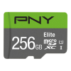 PNY 256GB microSDXC PNY Elite U1 A1 V10 + adapter (P-SDU256V11100EL-GE) (P-SDU256V11100EL-GE) - Memóriakártya