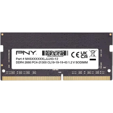  PNY 8GB DDR4 2666MHz SODIMM Black memória (ram)