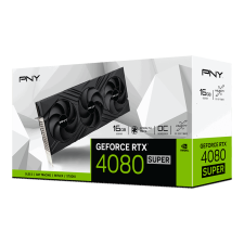 PNY RTX4080 SUPER - 16GB VERTO™ Overclocked Triple Fan DLSS 3 - VCG4080S16TFXPB1-O videókártya