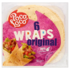  Poco Loco Original lágy tortilla lapok búza- és kukorica lisztből 6 db 380 g