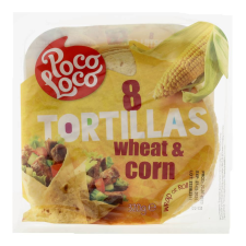 POCO LOCO POCO LOCO TORTILLA KUKORICALISZTBŐL pékárú
