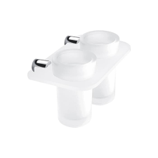  Pohártartó NIMCO Bormo pohárral együttkróm BRX358DW26 fürdőszoba kiegészítő
