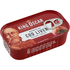 Point Market Kft King Oscar tőkehalmáj saját olajában 121g konzerv