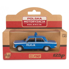  Pojazd PRL Fiat 125P Milicja autópálya és játékautó