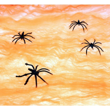 Pók Spider Web Orange, Pókháló pókokkal játékfigura