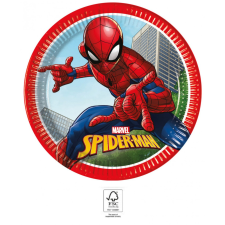 Pókember Crime Fighter papírtányér 8 db-os 23 cm FSC party kellék