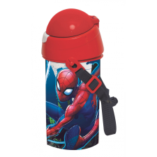 Pókember Dark kulacs, sportpalack 500 ml kulacs, kulacstartó