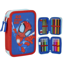  Pókember Spidey Go tolltartó töltött 2 emeletes tolltartó