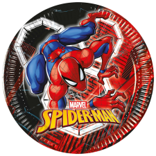 Pókember World of Webs papírtányér 8 db-os 20 cm FSC party kellék