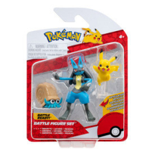  Pokémon 3 db-os figura csomag - Omanyte, Pikachu, Lucario játékfigura
