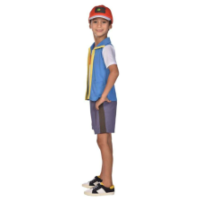 Pokémon Ash Pokemon jelmez 6-8 éves gyerekeknek 128 cm jelmez