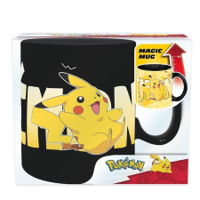  POKÉMON - Bögre Hőre Változó 460 ml Pikachu ABS bögrék, csészék