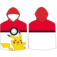 Pokémon Pokeball strand törölköző poncsó 50x115 cm babatörülköző, kifogó