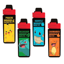 Pokémon Pokémon Electric square műanyag kulacs 500 ml kulacs, kulacstartó