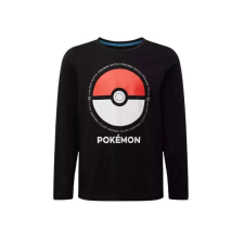 Pokémon Pokémon gyerek hosszú ujjú póló felső fekete 12év gyerek póló