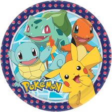 Pokemon Pokémon papírtányér 8 db-os 23 cm party kellék
