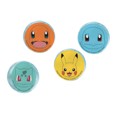 Pokémon Thunder gumilabda 4 db-os party kellék