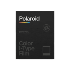 Polaroid színes i-Type Film, fotópapír, Black Frame Edition, i-Type kamerához, 8db instant fotó fotópapír