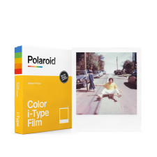  Polaroid színes i-Type Film, fotópapír fehér kerettel, új i-Type kamerához, 8db instant fotó fotópapír