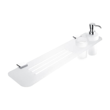  Polc Nimco Kibo pohárral együtt króm KIX3605831W26 fürdőszoba bútor