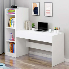  Polcos íróasztal fehér 132x40x120 cm OT-611-3 íróasztal